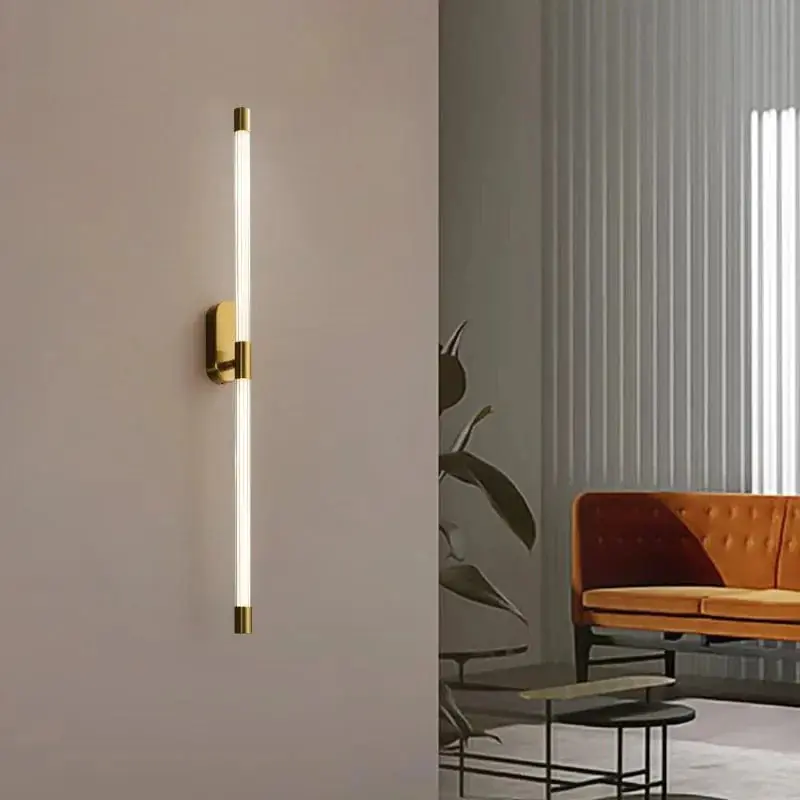 Applique Murale LED Minimaliste en Acrylique avec Gradation - Luxueux Design Épuré