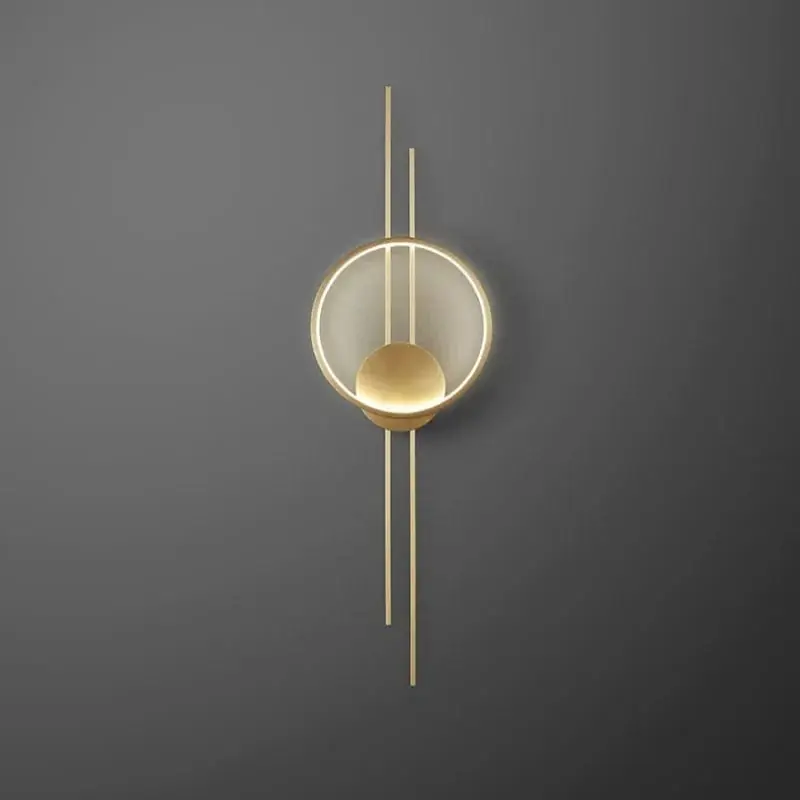 Applique murale LED en cuivre avec gradation de température pour une ambiance lumineuse parfaite