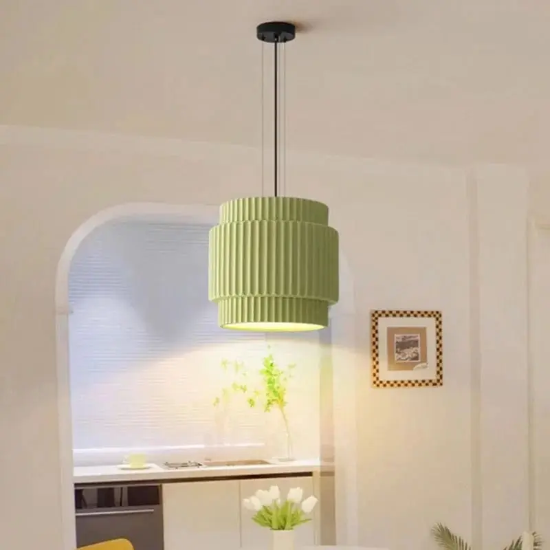 Lustre en résine de café avec fil d'ampoule modulable