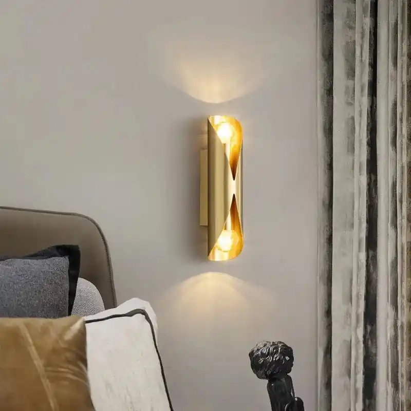 Applique murale LED en cuivre de qualité supérieure - Style moderne