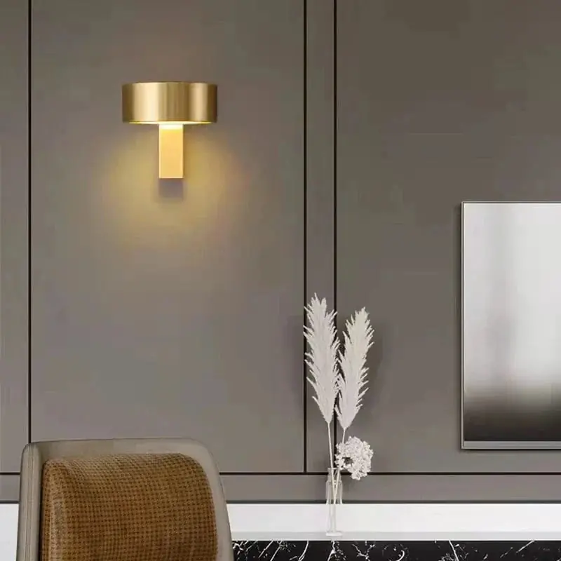 Applique murale en laiton - Température gradation - Éclairage moderne