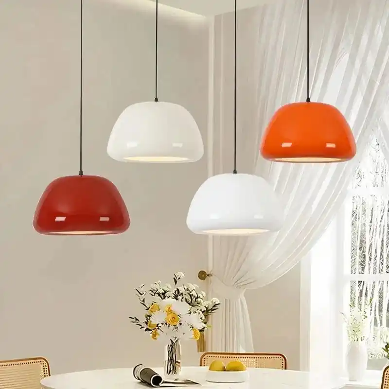 Lampe LED Suspendue Nordique Macaron - Décoration Intérieure
