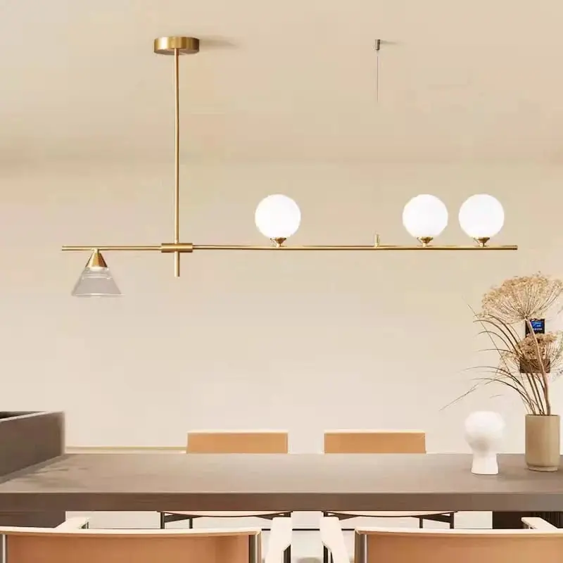 Lampe suspendue en verre moderne pour une décoration intérieure tendance