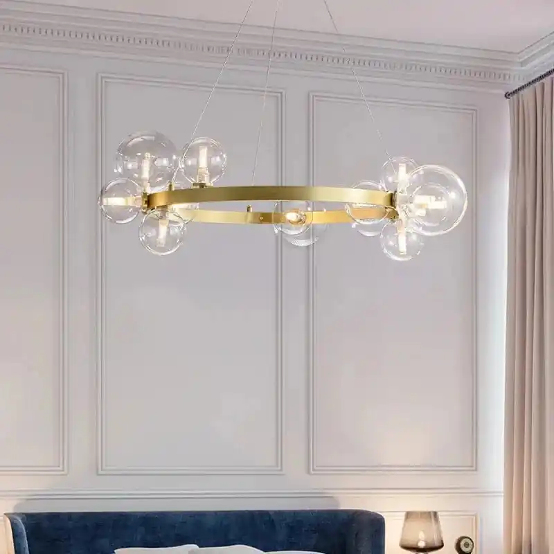 Lampe Suspendue Anellisée avec Fil Ajustable