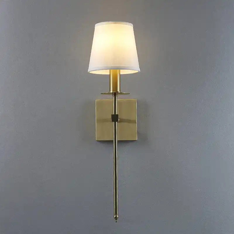 Applique Murale LED Américaine en Fer Galvanisé avec Peinture Cuisson