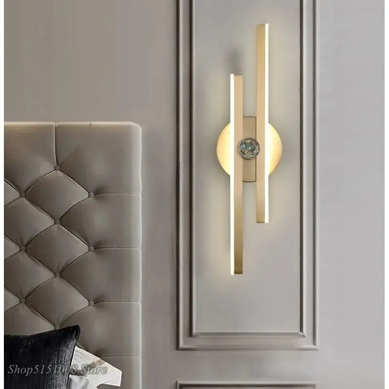 Applique Murale LED de Luxe Nordique Creative Sans Câblage - Style Premium