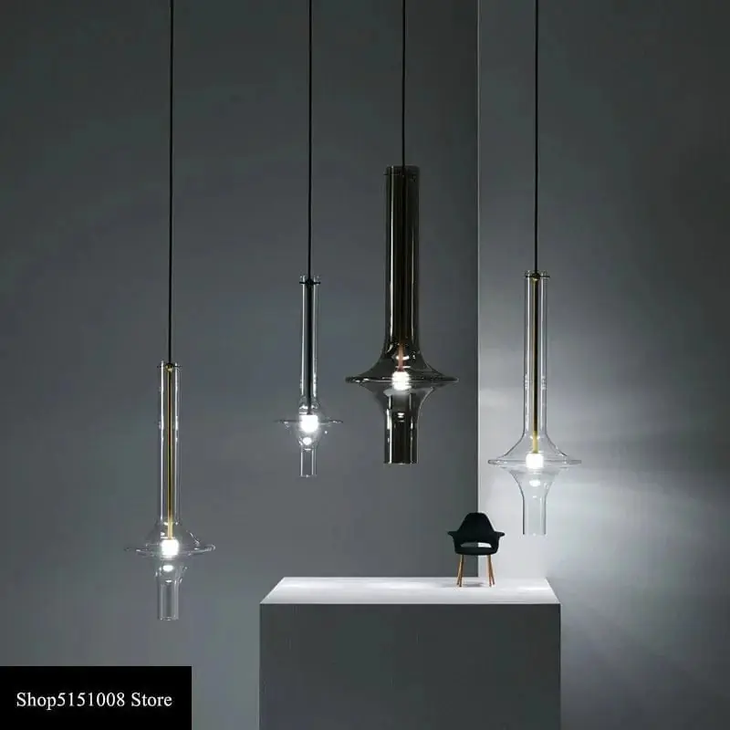 Lampes Suspendues Nordiques en Verre de Luxe - Style Post-moderne