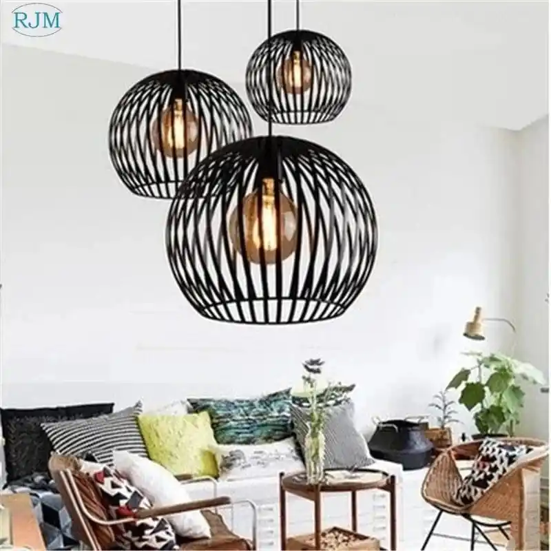 Lampes Suspendues Vintage Nordiques pour Bars et Restaurants - Style Industriel