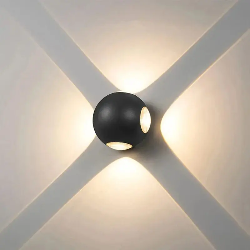Applique murale LED moderne en aluminium pour un éclairage domiciliaire de qualité