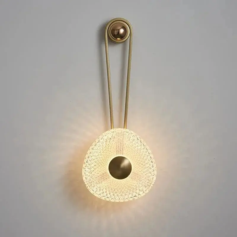 Applique murale LED Nordique Moderne Dorée - Décoration d'Intérieur