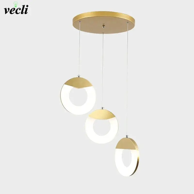 Suspension LED nordique moderne pour cuisine, restaurant et bar