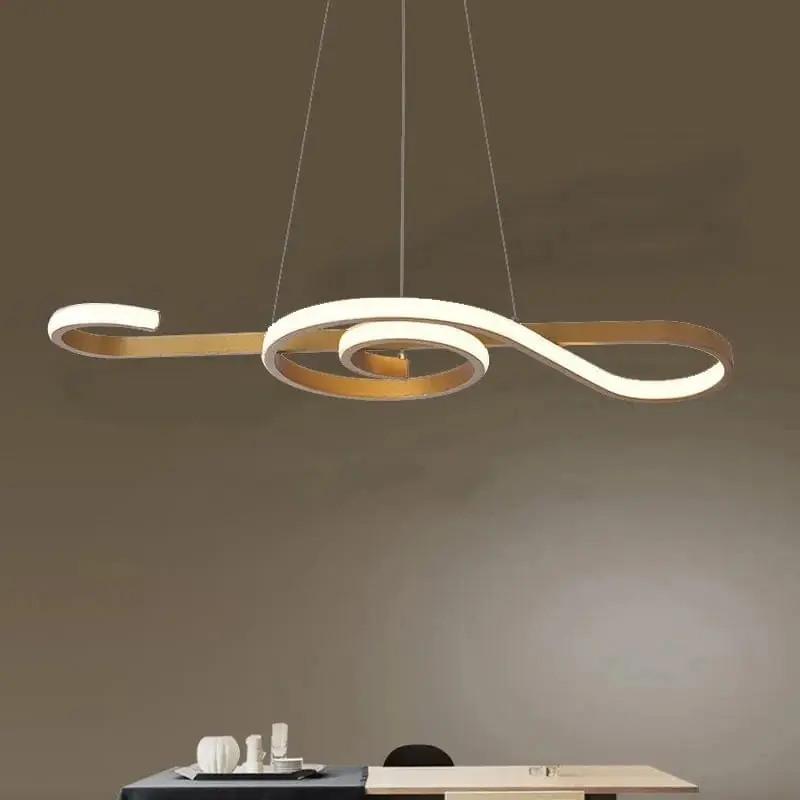 Lustre Nordique Moderne LED pour Décoration Intérieure - Élégance Scandinave