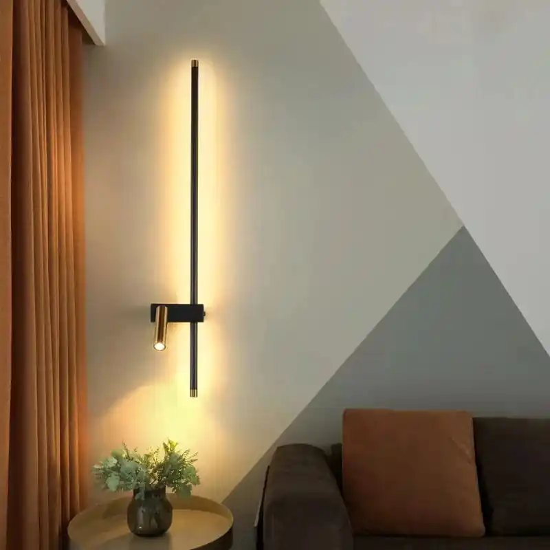 Applique murale LED nordique pour un éclairage d'intérieur décoratif