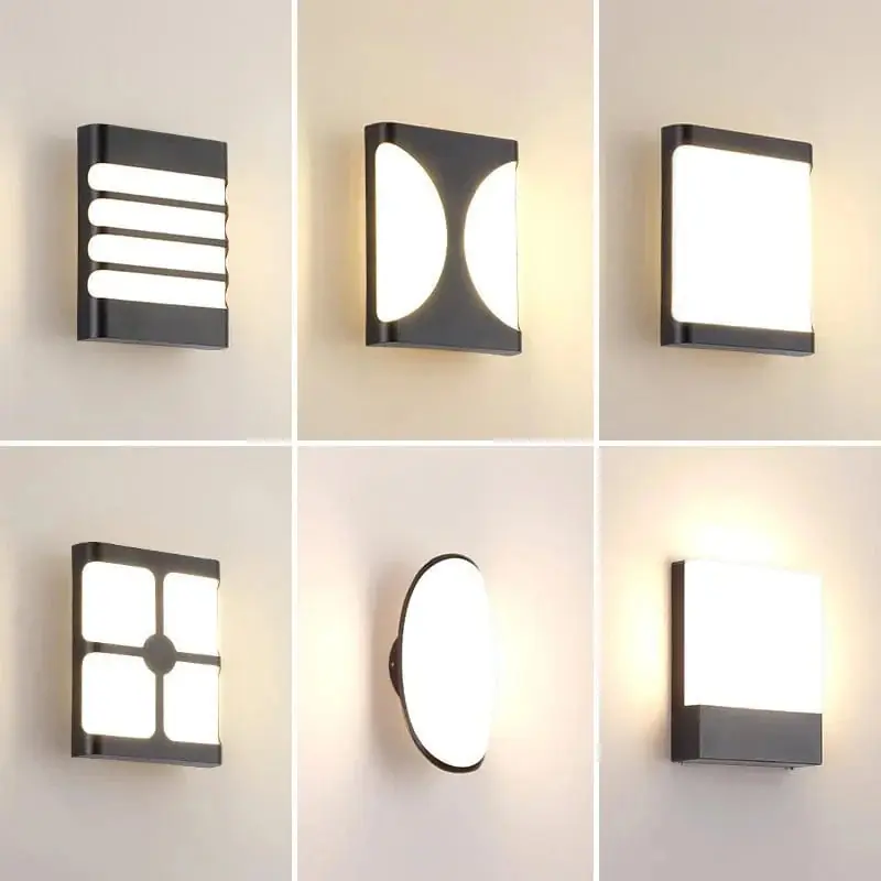 Applique Murale LED Extérieure Étanche pour Jardin et Balcon - Lumière Brillante et Économique