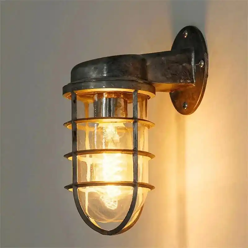 Applique Murale Industrielle Rétro Étanche Extérieur LED