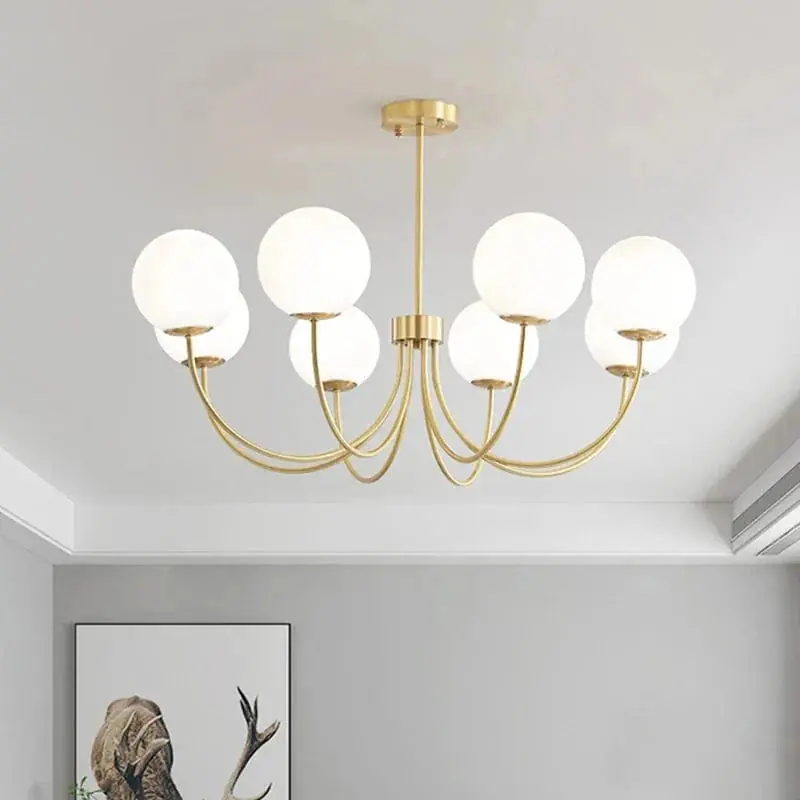 Lustres modernes en verre : luminaires suspendus avec livraison directe