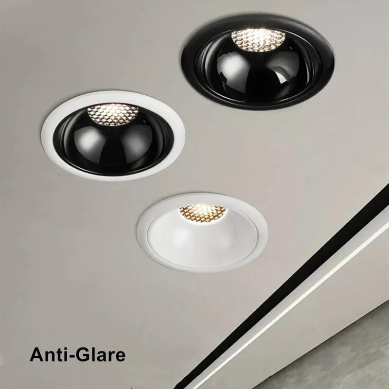 Spot LED encastrable plafond exclusif nid d'abeille sans éblouissement.