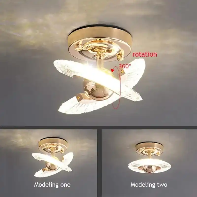 Luminaire intérieur décoratif en cristal LED moderne
