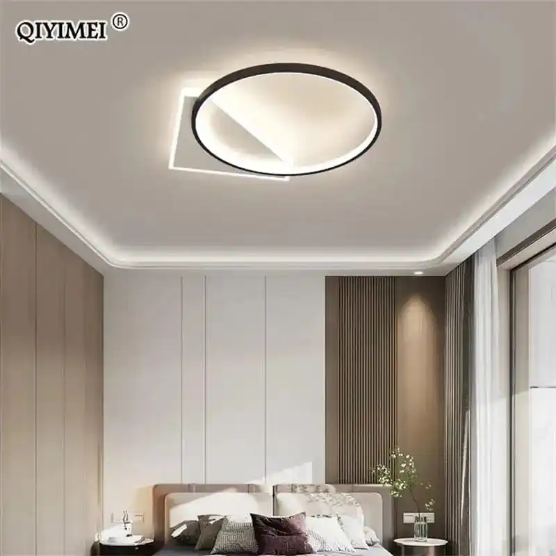 Lustre Moderne à LED pour Intérieur - Rond Luminaria Lampara