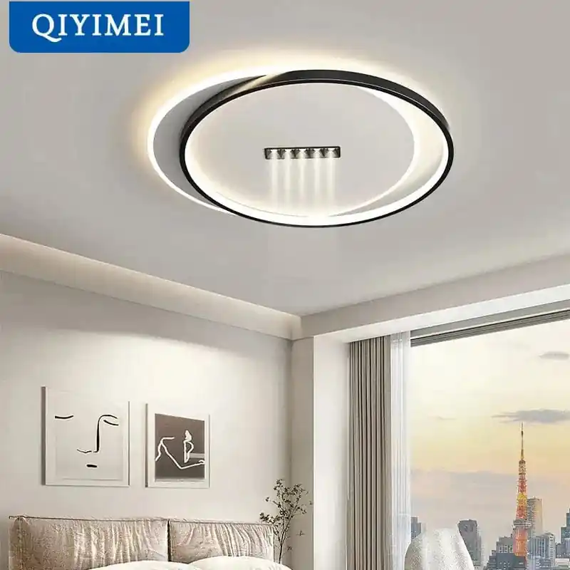 Lustre LED avec projecteur pour un éclairage intérieur design