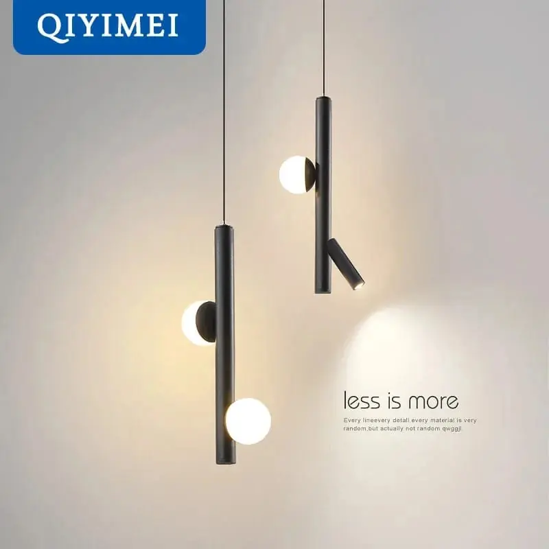 Suspension nordique moderne avec éclairage intérieur premium
