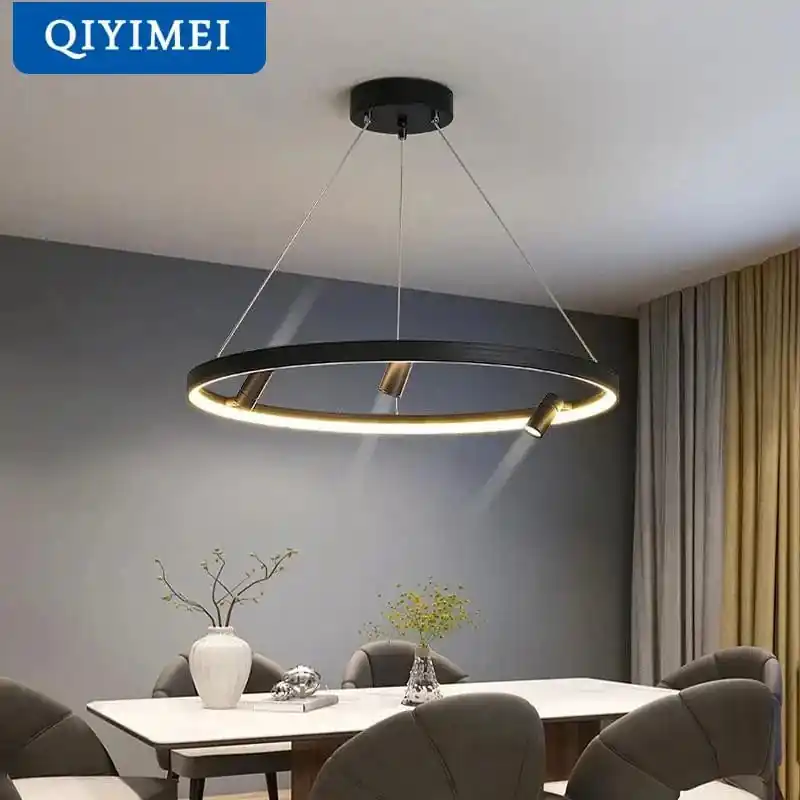 Lustre LED Smart avec gradation à distance et éclairage intérieur