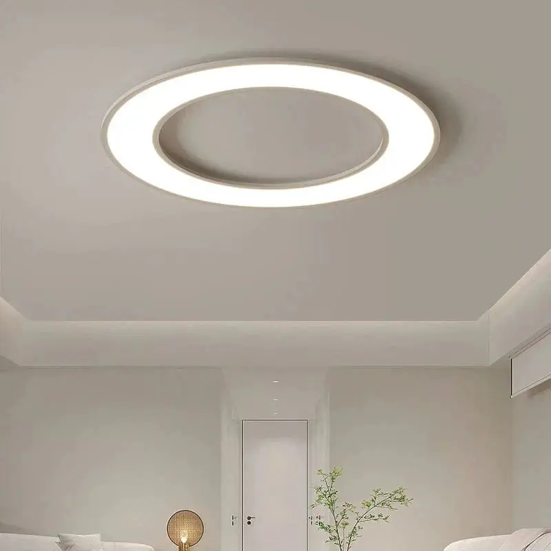 Plafonnier LED ultra-mince moderne pour éclairage intérieur décoratif