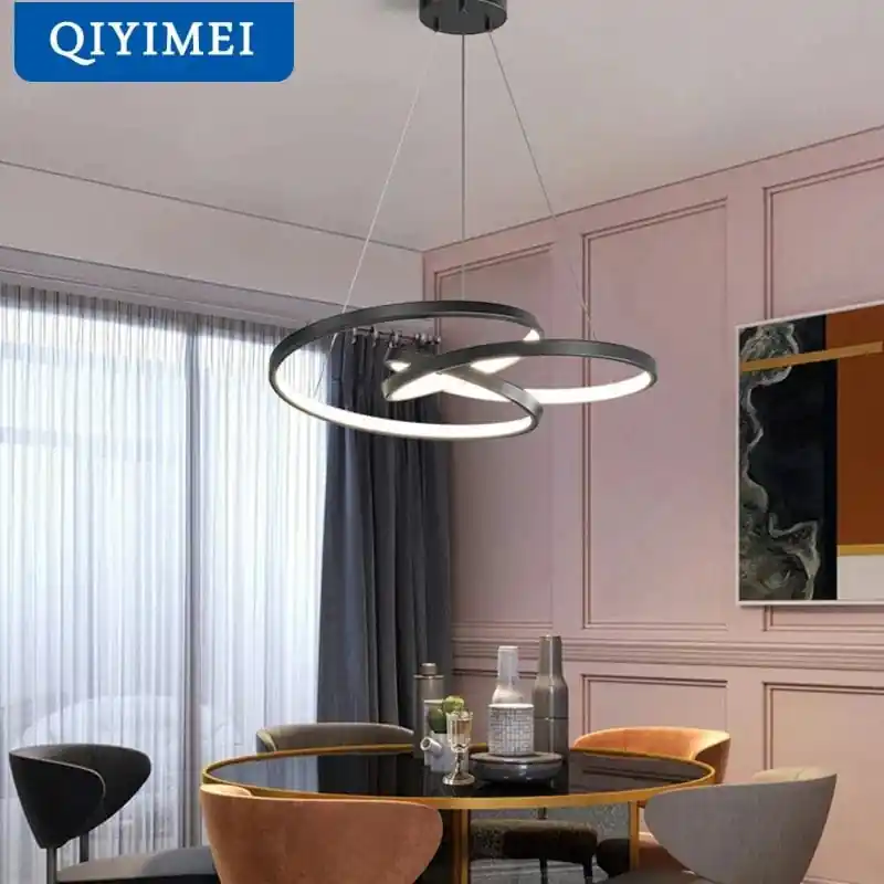 Lampe Suspendue LED QIYIMEI pour Bar et Cuisine - décoration intérieure
