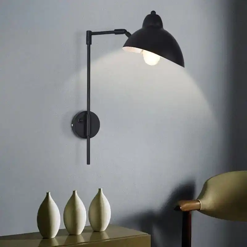 Applique Murale Industrielle Américaine Télescopique Pliante Simplifiée