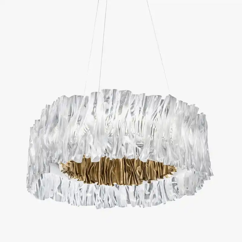 Lustre Acrylique Pétale Design Nordique Moderne - Art Luminaire