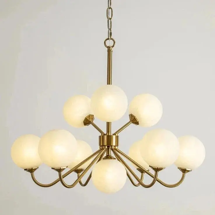 Lustre Lune: Branche Moderne Boule en Verre pour Restaurant