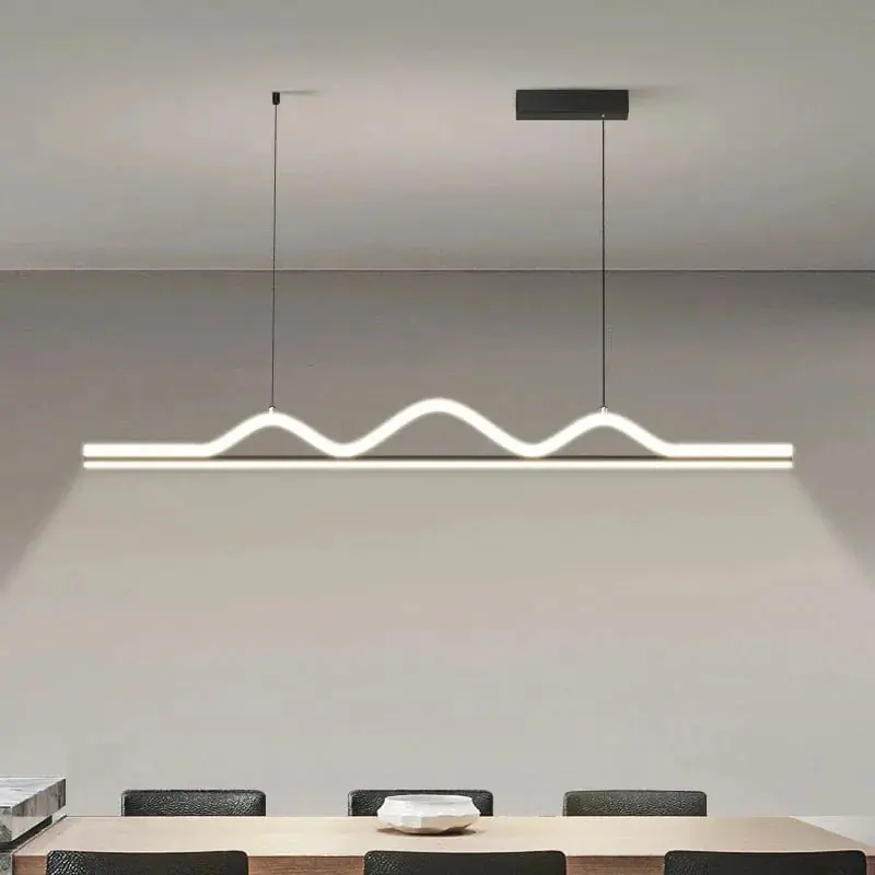 Lustre LED Suspendu Décoratif pour un Éclairage Intérieur Moderne