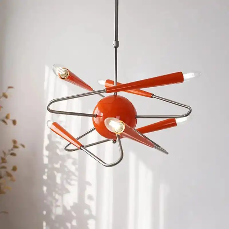 Lustre Post-Moderne Espace Âge - Éclairage Intérieur Décoratif