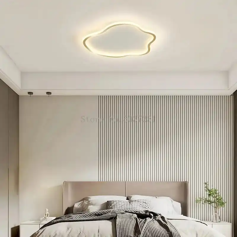 Plafonnier LED Ultramince Créatif \\"Nuage de Lumière\\"