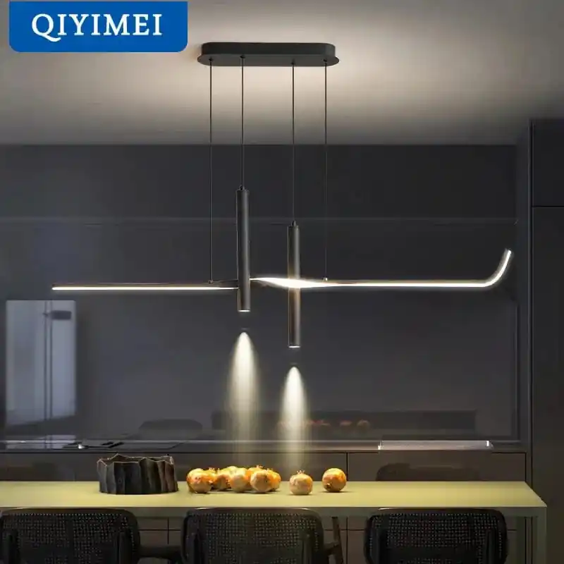 Suspension LED minimaliste pour une décoration intérieure contemporaine