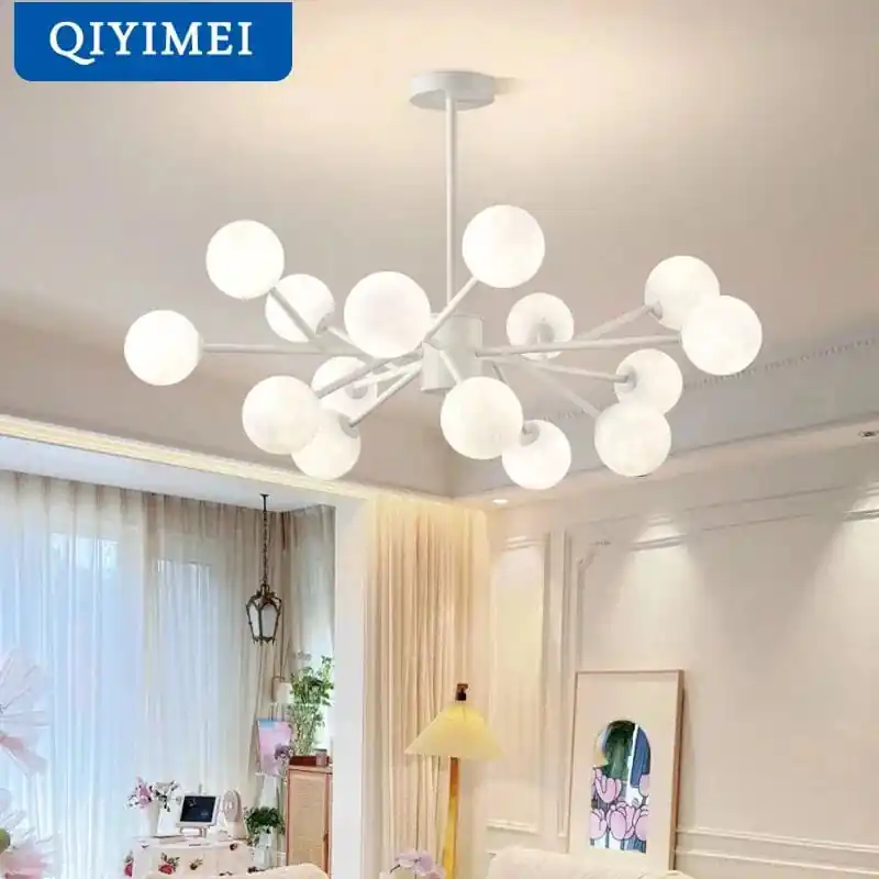 Lustre LED Moderne Qiyimei avec 12\\/15 Lumières pour Intérieur
