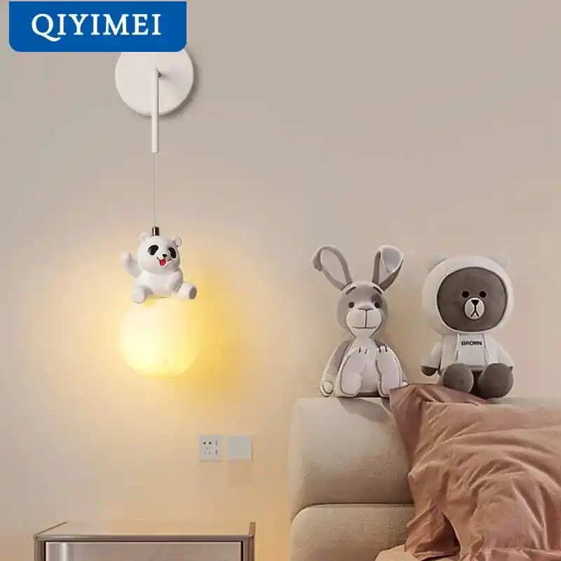 Lampe LED suspendue Ours Mignon
