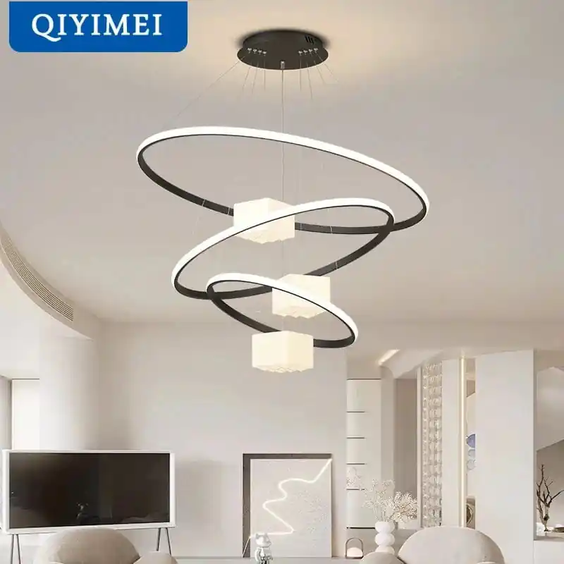 Lustre LED Moderne pour un Éclairage Intérieur Décoratif