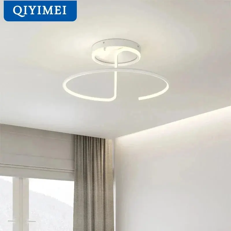 Lustre LED Rond pour Éclairage Intérieur par Qiyimei - Design Illuminant