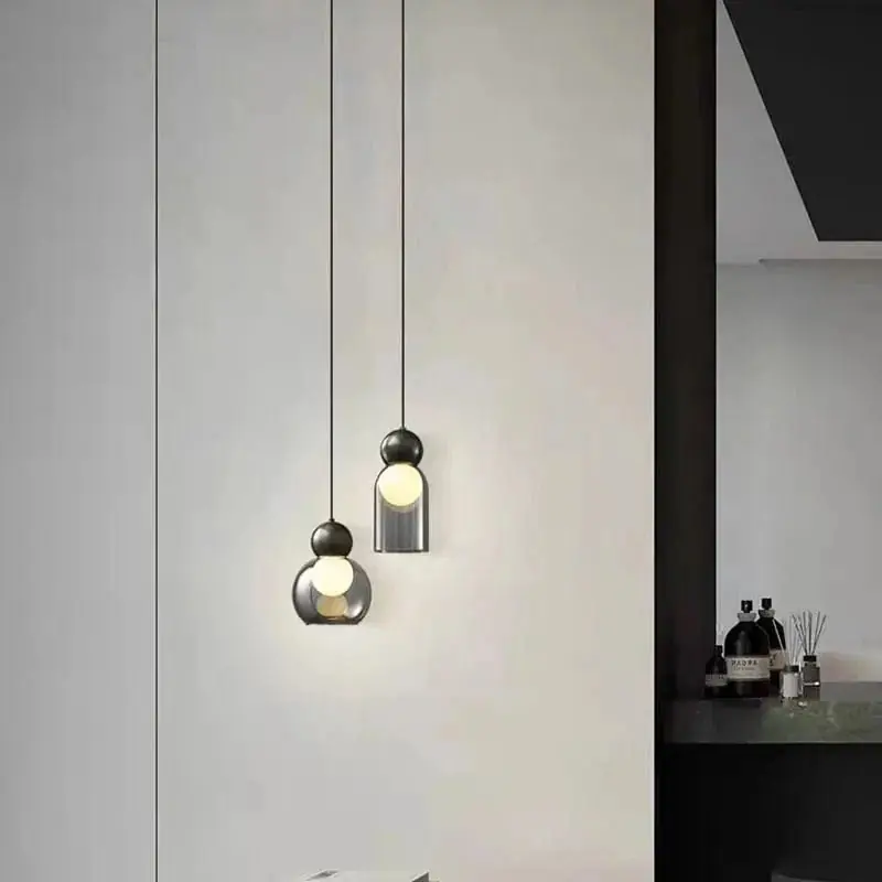 Lampe Suspendue en Verre Moderne pour Décoration Intérieure - Livraison Directe et Réglable