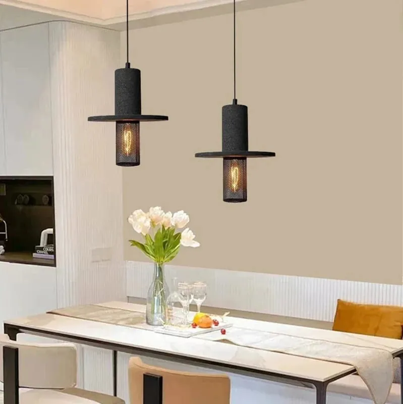 Lampe suspendue vintage en ciment - Livraison directe assurée