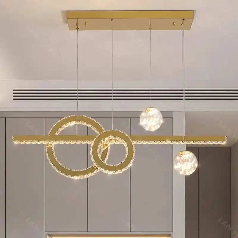 Lampes de décoration modernes en cristal intelligent pour un intérieur sophistiqué