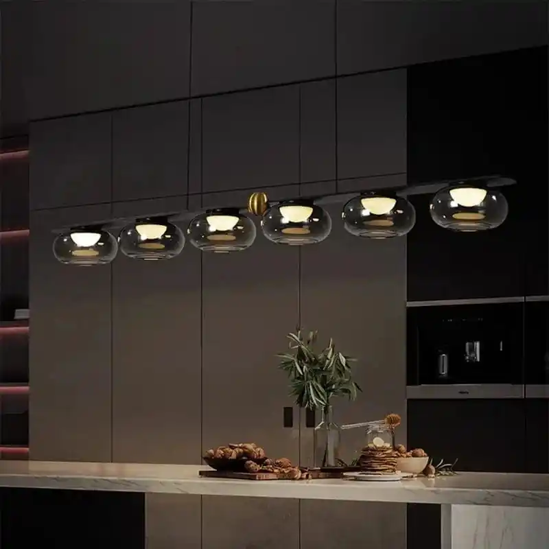 Lustre nordique en suspension : éclairage intérieur salon