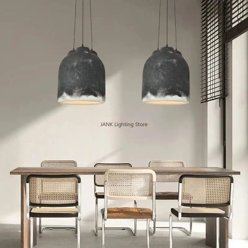 Lustre Wabi Sabi LED pour Bar Café Branché