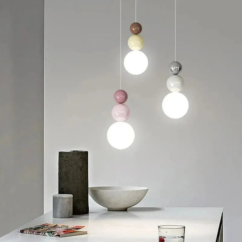 Lampe LED suspendue Design Nordique Moderne - Luminaire Décoratif d'Intérieur