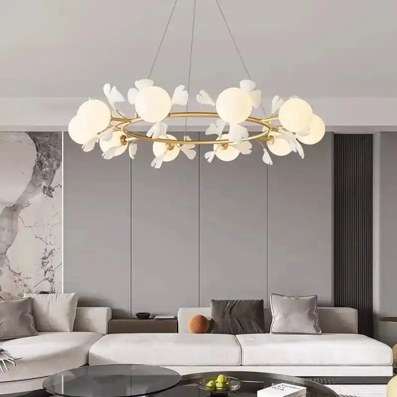 Lustre Suspension Nordique pour Éclairage Intérieur Salon - Style Design Scandinave
