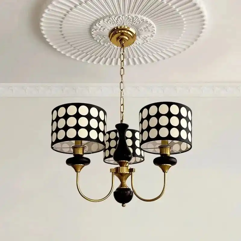 Lustre en cuivre moderne pour un style haut de gamme dans les hôtels et la décoration intérieure