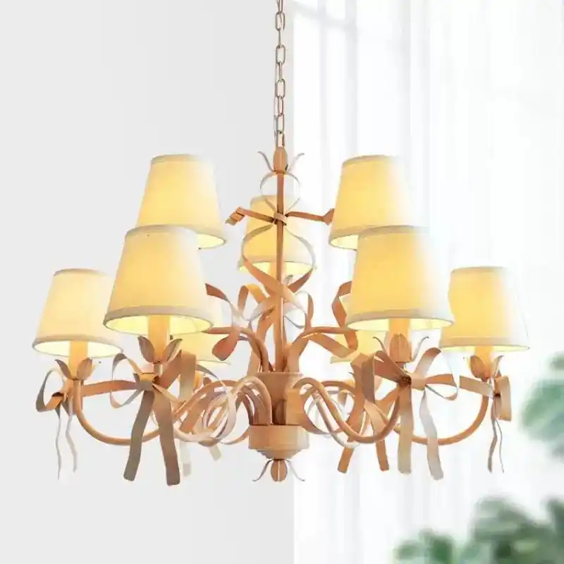Lustre LED de style européen pour chambre de princesse - Éclat royal