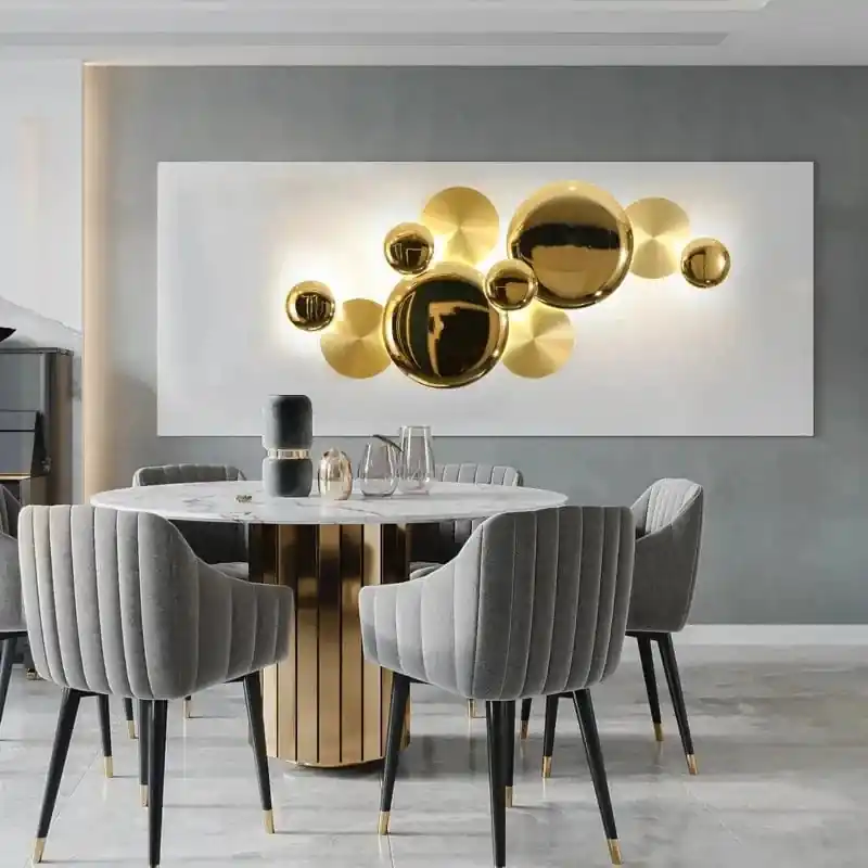 Applique Murale LED Moderne Nordique de Luxe pour TV Fond