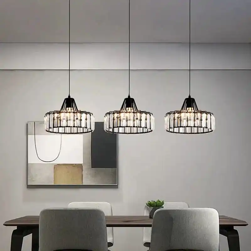 Suspension Nordik Design en Métal et Verre